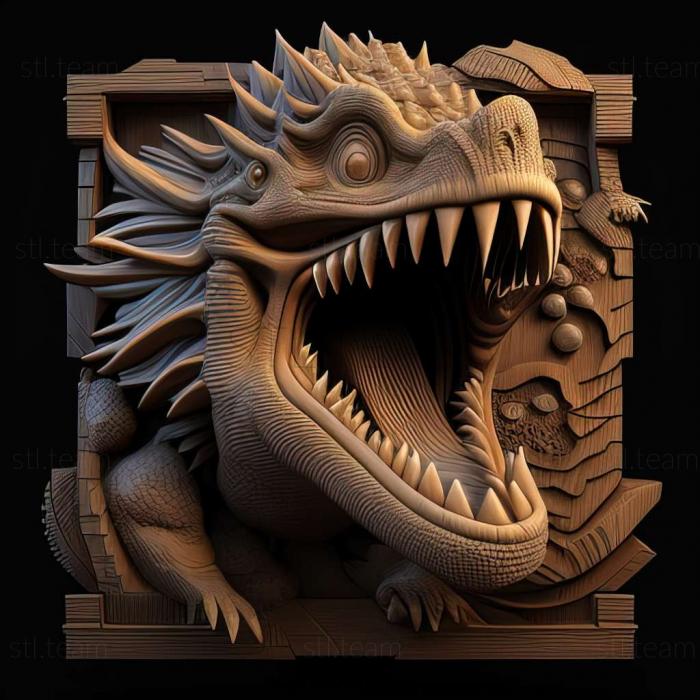 3D model Kaiju a Gogo game (STL)